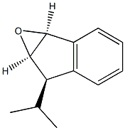 6H-Indeno[1,2-b]oxirene,1a,6a-dihydro-6-(1-methylethyl)-,[1aS-(1aalpha,6bta,6aalpha)]-(9CI) 结构式