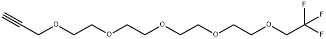 1,1,1-Trifluoroethyl-PEG5-Propargyl 结构式