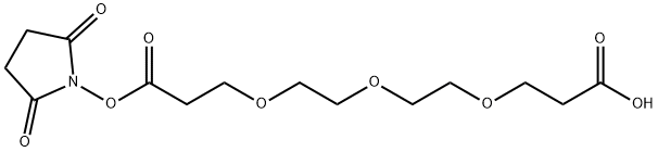 ACID-PEG3-NHS ESTER 结构式