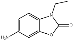 6-氨基-3-乙基苯并[D]噁唑-2(3H)-酮 结构式