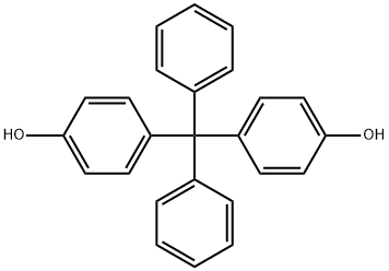 4,4'-二苯亚甲基双酚 结构式