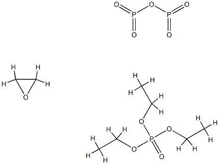 Phosphorige Sure,Triethylester, Polymer mit Ethylenoxid und Phosphoroxid 结构式