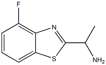 2-Benzothiazolemethanamine,4-fluoro-alpha-methyl-(9CI) 结构式