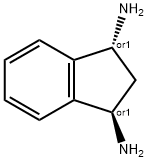 1H-Indene-1,3-diamine,2,3-dihydro-,(1R,3R)-rel-(9CI) 结构式