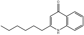 2-己基喹啉-4(1H)-酮 结构式