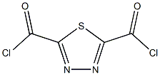 1,3,4-Thiadiazole-2,5-dicarbonyl dichloride (9CI) 结构式