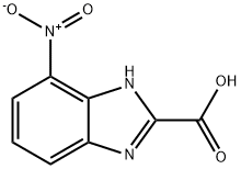 7-硝基-1H-苯并[D]咪唑-2-羧酸 结构式