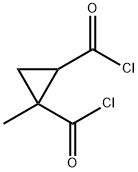 1,2-Cyclopropanedicarbonyl dichloride, 1-methyl- (9CI) 结构式