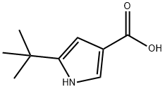 5-Tert-Butyl-1H-Pyrrole-3-Carboxylic Acid(WXC00122) 结构式