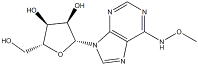 N(6)-methoxyadenosine 结构式