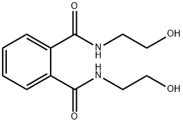 双（2-羟乙基）苯-1,2-二甲酰胺 结构式