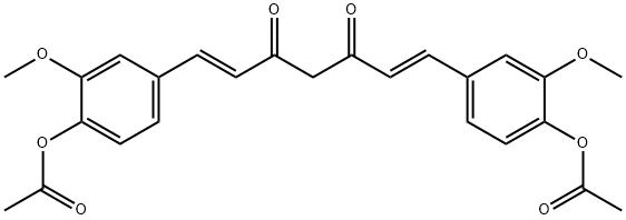 curcumin 4,4'-diacetate 结构式