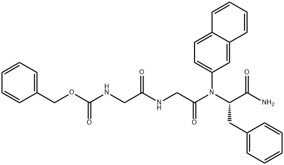 Z-GLY-GLY-PHE-ΒNA 结构式