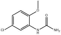 (5-chloro-2-methoxyphenyl)urea 结构式