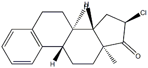 16α-Chloroestra-1,3,5(10)-trien-17-one 结构式