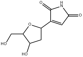 1H-Pyrrole-2,5-dione, 3-(2-deoxypentofuranosyl)- (9CI) 结构式