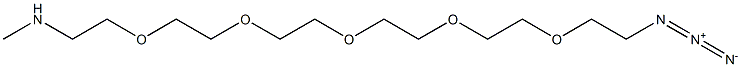 甲氨基-五聚乙二醇-叠氮 结构式