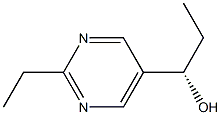 5-Pyrimidinemethanol, -alpha-,2-diethyl-, (S)- (9CI) 结构式