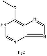 6-甲氧基嘌呤半水合物 结构式