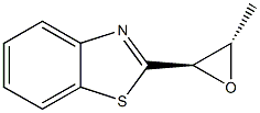 Benzothiazole, 2-[(2R,3S)-3-methyloxiranyl]-, rel-(-)- (9CI) 结构式