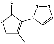 2(5H)-Furanone,4-methyl-3-(1H-1,2,3-triazol-1-yl)-(9CI) 结构式