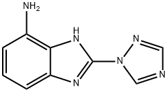 1H-Benzimidazol-4-amine,2-(1H-1,2,4-triazol-1-yl)-(9CI) 结构式