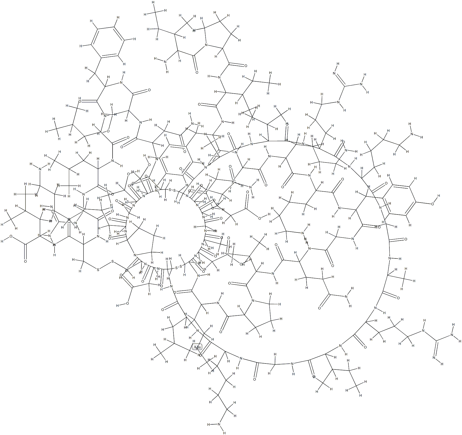 CART (55-102) (RAT) 结构式