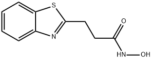 2-Benzothiazolepropanamide,N-hydroxy-(9CI) 结构式