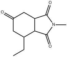 1H-Isoindole-1,3,5(2H,4H)-trione,7-ethyltetrahydro-2-methyl-(9CI) 结构式