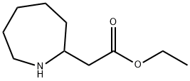 Ethyl 2-(azepan-2-yl)acetate 结构式