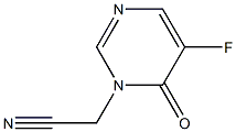 1(6H)-Pyrimidineacetonitrile,5-fluoro-6-oxo-(9CI) 结构式