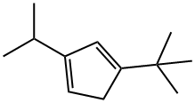 1,3-Cyclopentadiene,1-(1,1-dimethylethyl)-3-(1-methylethyl)-(9CI) 结构式