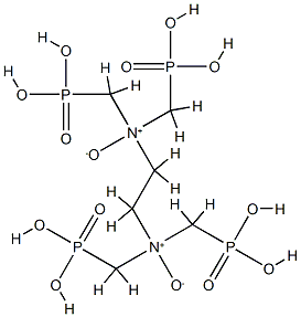 [ETHYLENEBIS[NITRILOBIS(METHYLENE)]]TETRAKISPHOSPHONIC ACID N,N'-DIOXIDE 结构式