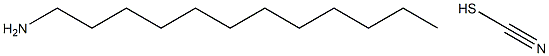 thiocyanic acid, compound with dodecylamine (1:1)  结构式