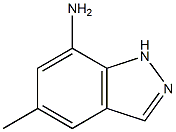 1H-Indazol-7-amine,5-methyl-(9CI) 结构式