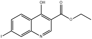 ethyl 4-hydroxy-7-iodoquinoline-3-carboxylate 结构式