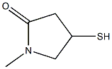 2-Pyrrolidinone,4-mercapto-1-methyl-(9CI) 结构式