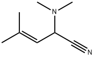 3-Pentenenitrile,2-(dimethylamino)-4-methyl-(9CI) 结构式