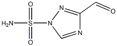 1H-1,2,4-Triazole-1-sulfonamide,3-formyl-(9CI) 结构式