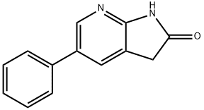 5-phenyl-1H-pyrrolo[2,3-b]pyridin-2(3H)-one 结构式