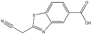 5-Benzothiazolecarboxylicacid,2-(cyanomethyl)-(9CI) 结构式