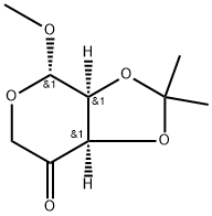 2,3-O-(1-Methylethylidene)-β-L-erythropentopyranosid-4-ulose Methyl Ether 结构式