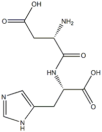 Asp-His-OH 结构式