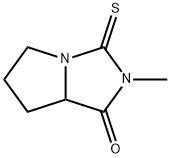 1H-Pyrrolo[1,2-c]imidazol-1-one,hexahydro-2-methyl-3-thioxo-(9CI) 结构式