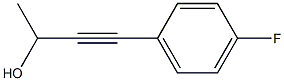 4-(4-氟苯基)丁-3-炔-2-醇 结构式