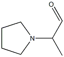 1-Pyrrolidineacetaldehyde,alpha-methyl-(9CI) 结构式