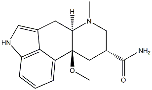 10-Methoxy-6-methylergoline-8β-carboxamide 结构式