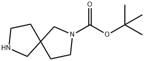 2-BOC-2,7-二氮杂-螺[4.4]壬烷 结构式