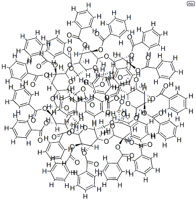 2,3,6-三-O-苯甲酰基-Β-环糊精 结构式