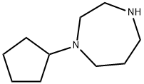 1-环戊基-1,4-二氮杂环戊烷 结构式
